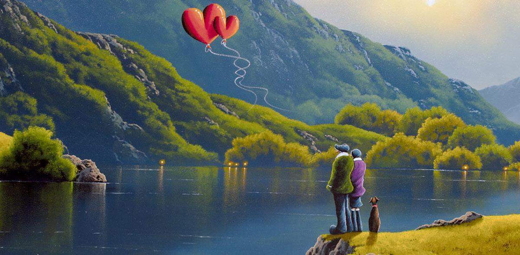 Souls Meet - SOLD by artist David Renshaw - Wyecliffe Galleries