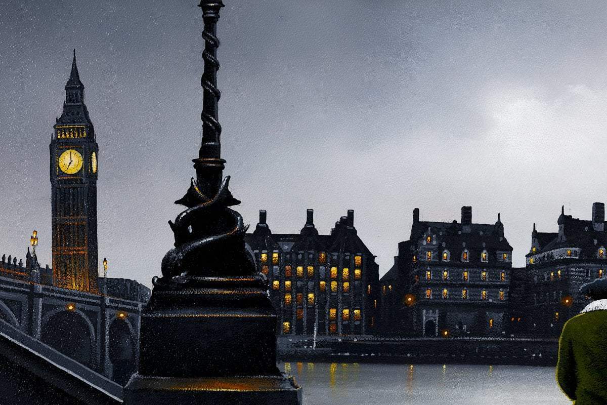 Southbank Dreaming - Original - SOLD by artist David Renshaw - Wyecliffe Galleries