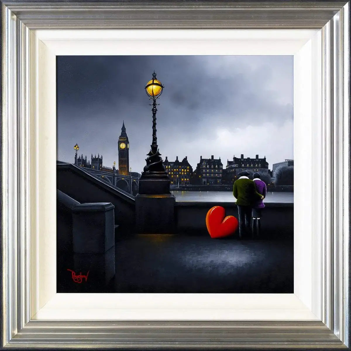 Southbank Dreaming - Original - SOLD by artist David Renshaw - Wyecliffe Galleries