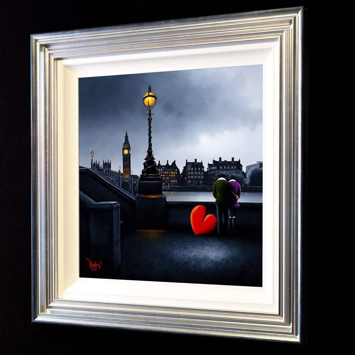 Southbank Dreaming - Original - SOLD by artist David Renshaw - Wyecliffe Galleries