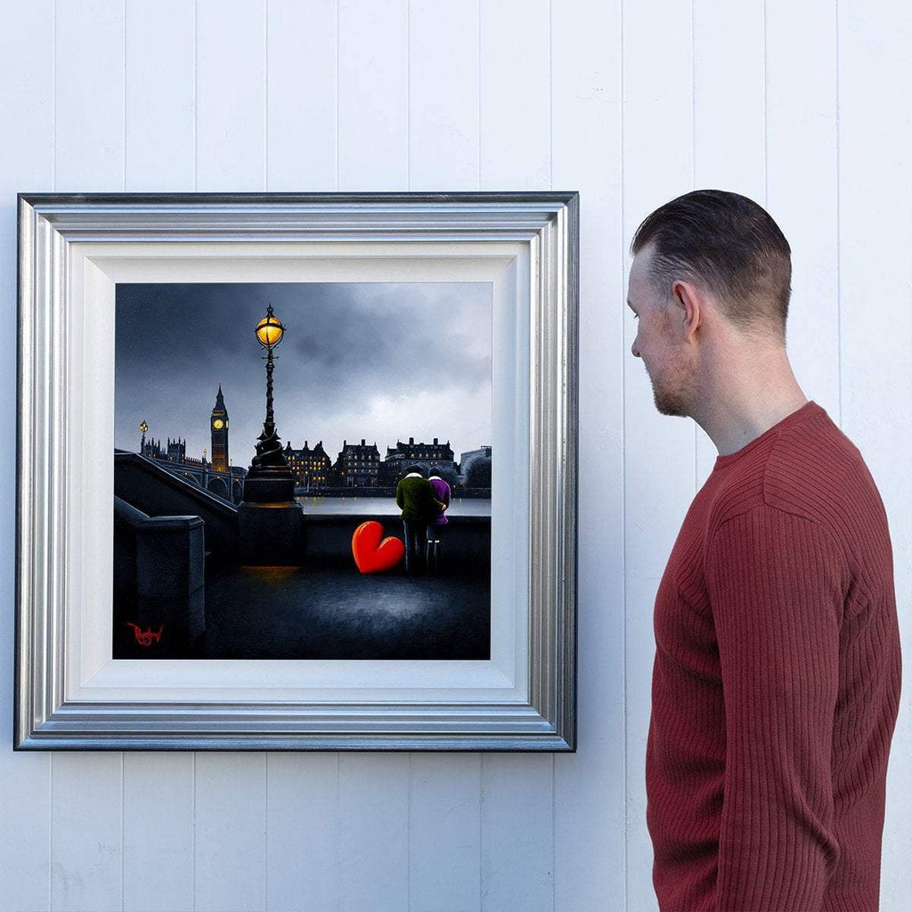 Southbank Dreaming - Original - SOLD by artist David Renshaw - Wyecliffe Galleries