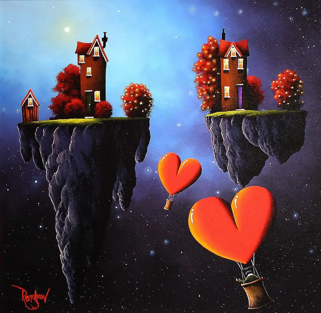 Space Travel - SOLD by artist David Renshaw - Wyecliffe Galleries