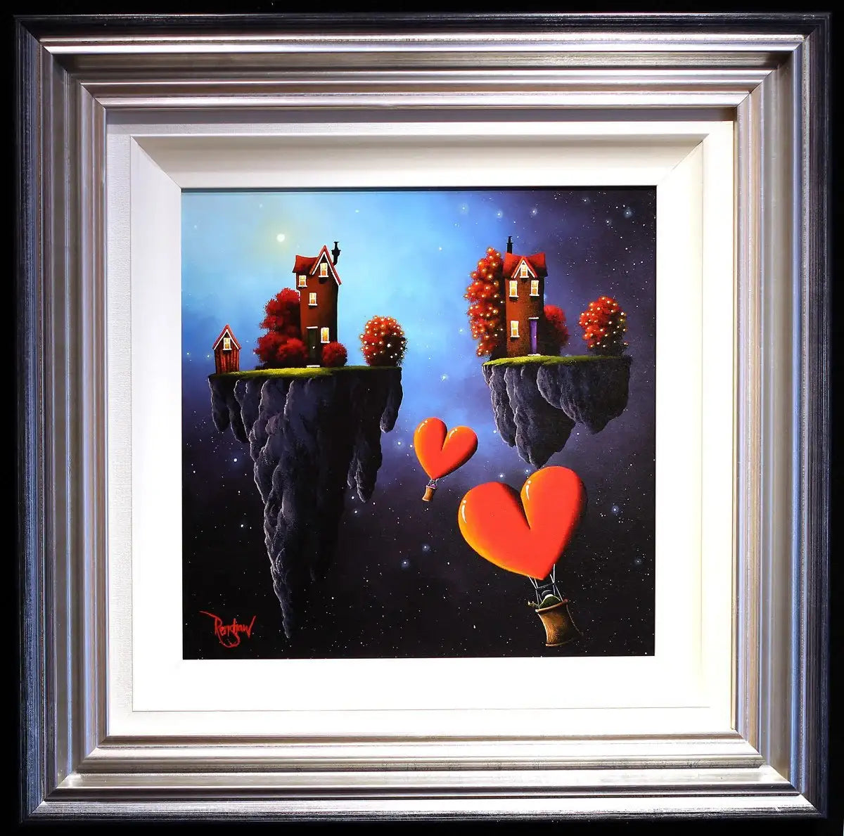 Space Travel - SOLD by artist David Renshaw - Wyecliffe Galleries