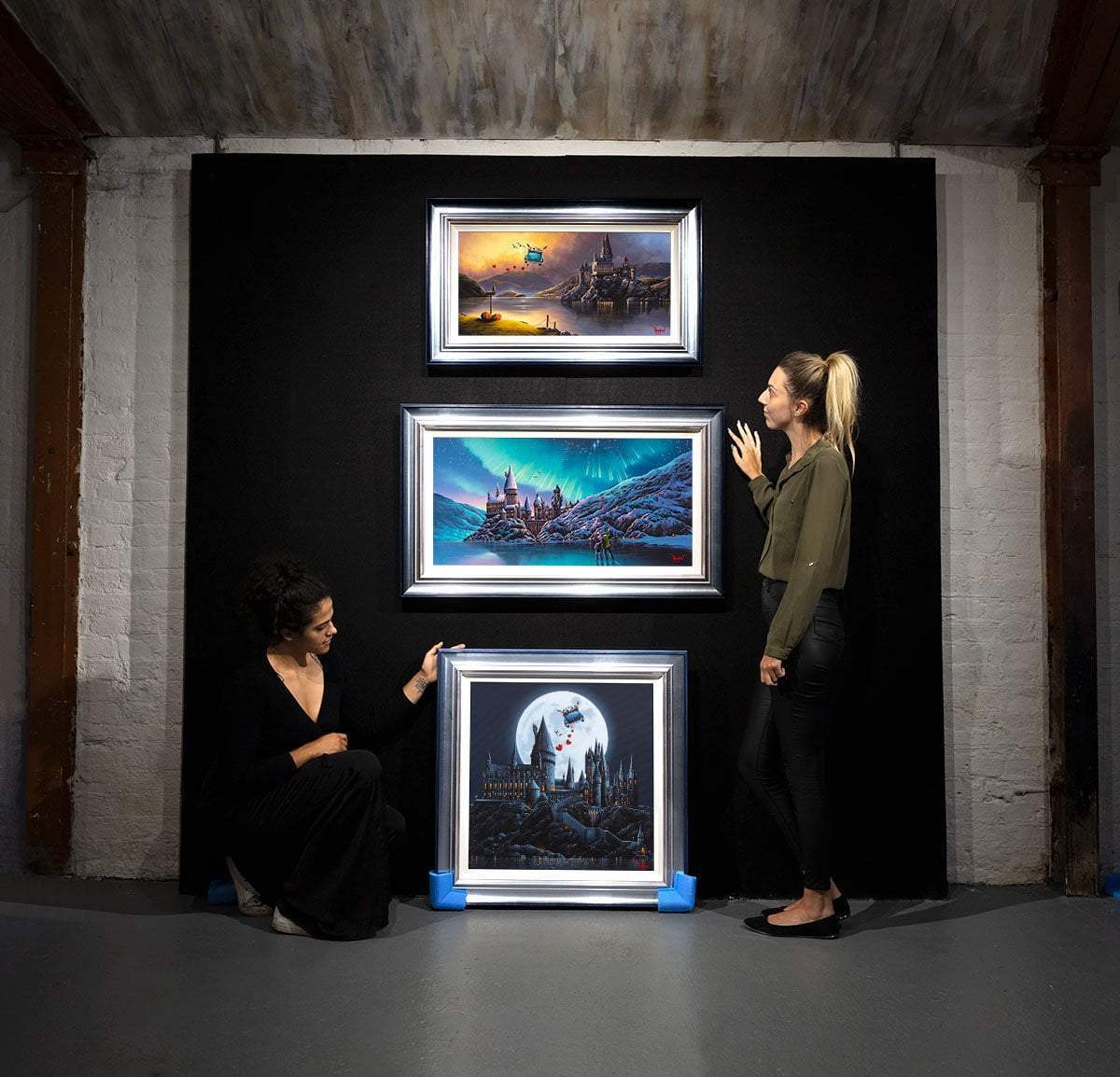 Spellbound Set of 3 Boutique Editions - SOLD by artist David Renshaw - Wyecliffe Galleries