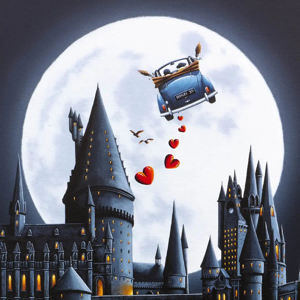 Spellbound Set of 3 Boutique Editions - SOLD by artist David Renshaw - Wyecliffe Galleries