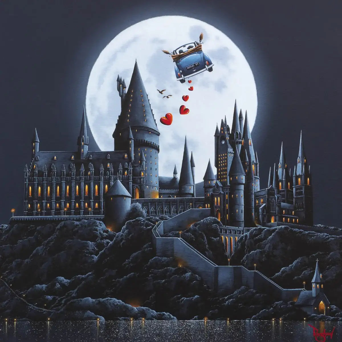 Spellbound Set of 3 Boutique Editions - SOLD by artist David Renshaw - Wyecliffe Galleries