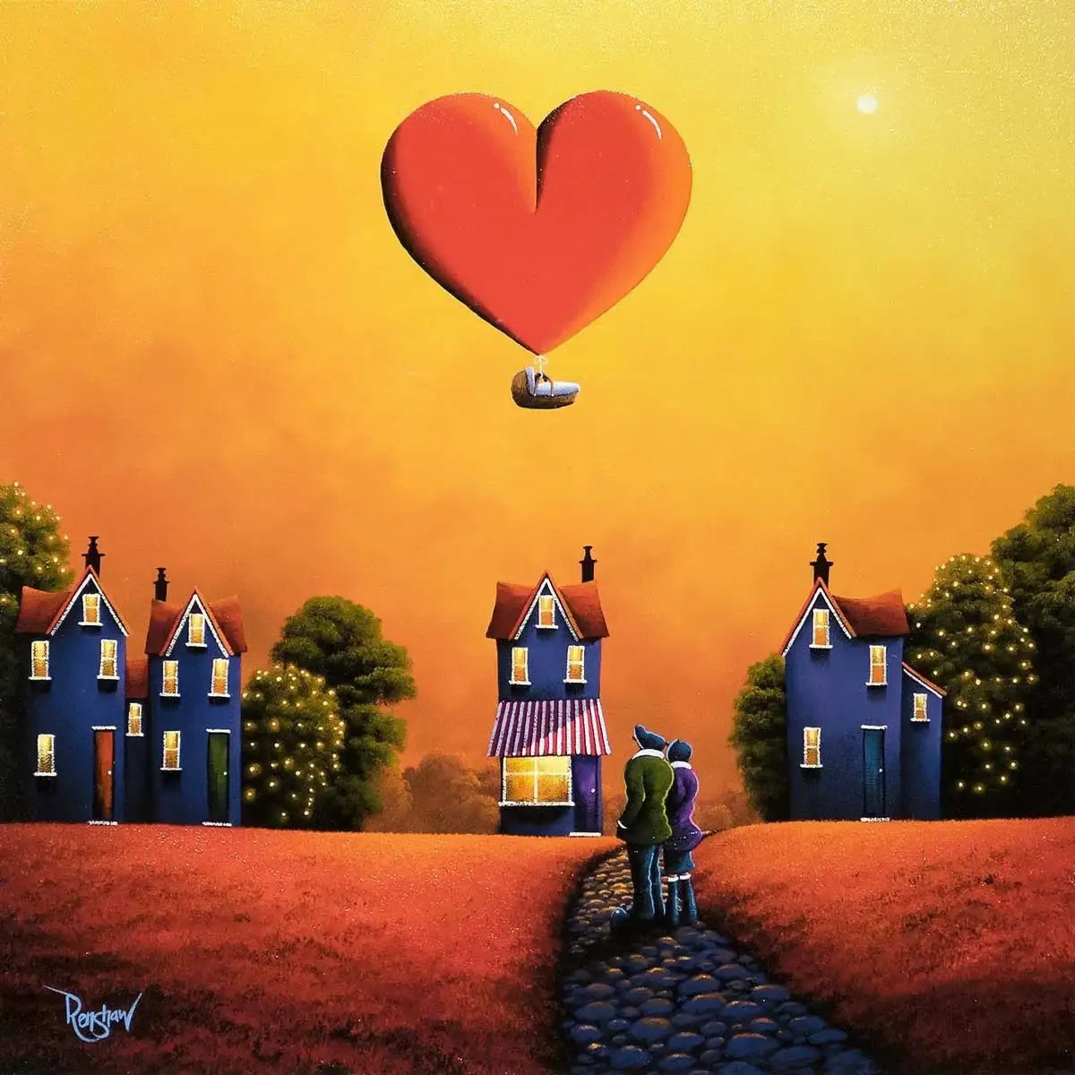 Spring Arrival - SOLD by artist David Renshaw - Wyecliffe Galleries