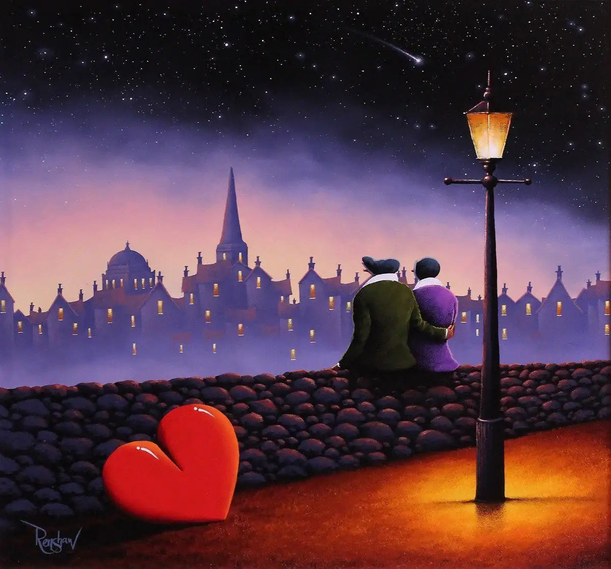 Stargazing - SOLD by artist David Renshaw - Wyecliffe Galleries