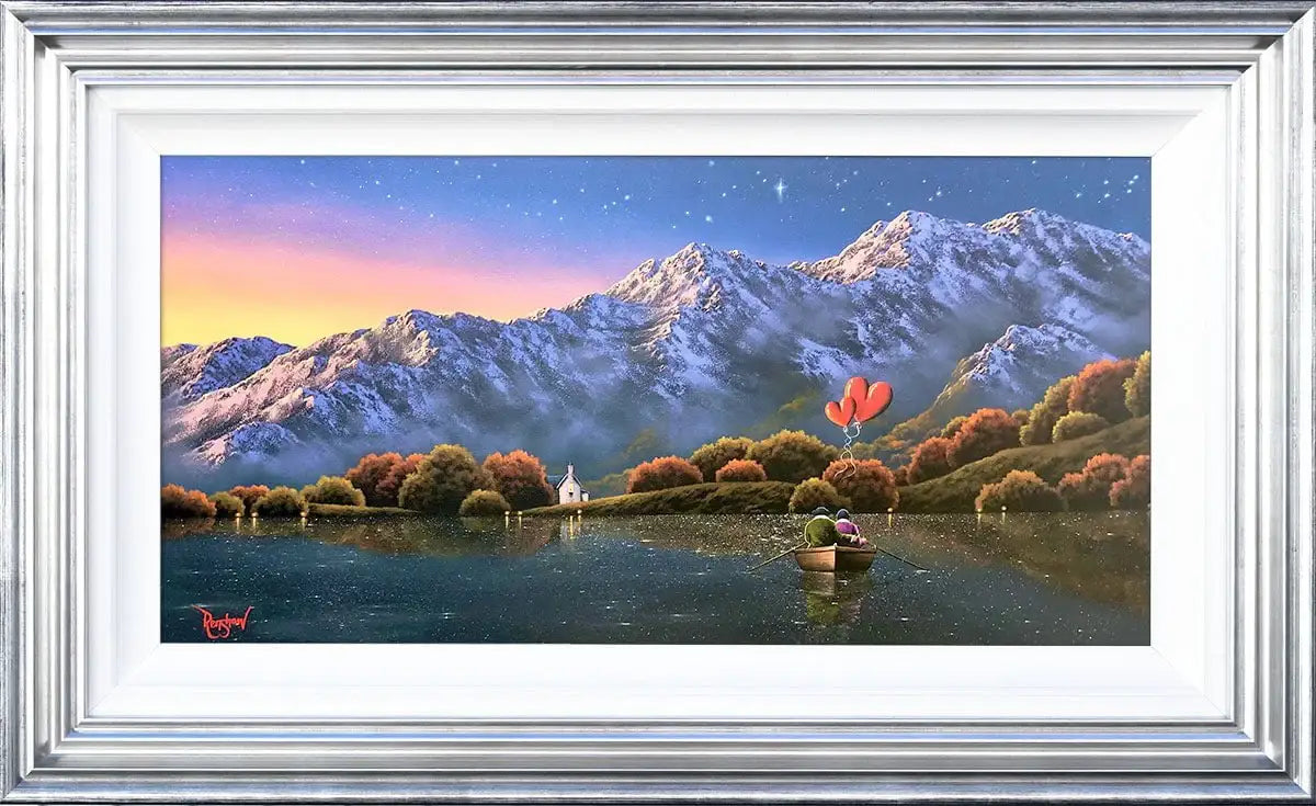 Stargazing With You - Original - SOLD by artist David Renshaw - Wyecliffe Galleries