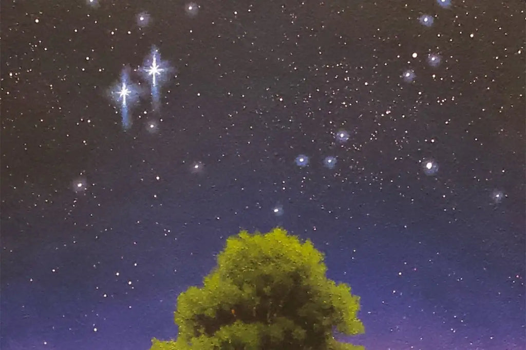 Starlight Melody - Original - SOLD by artist David Renshaw - Wyecliffe Galleries