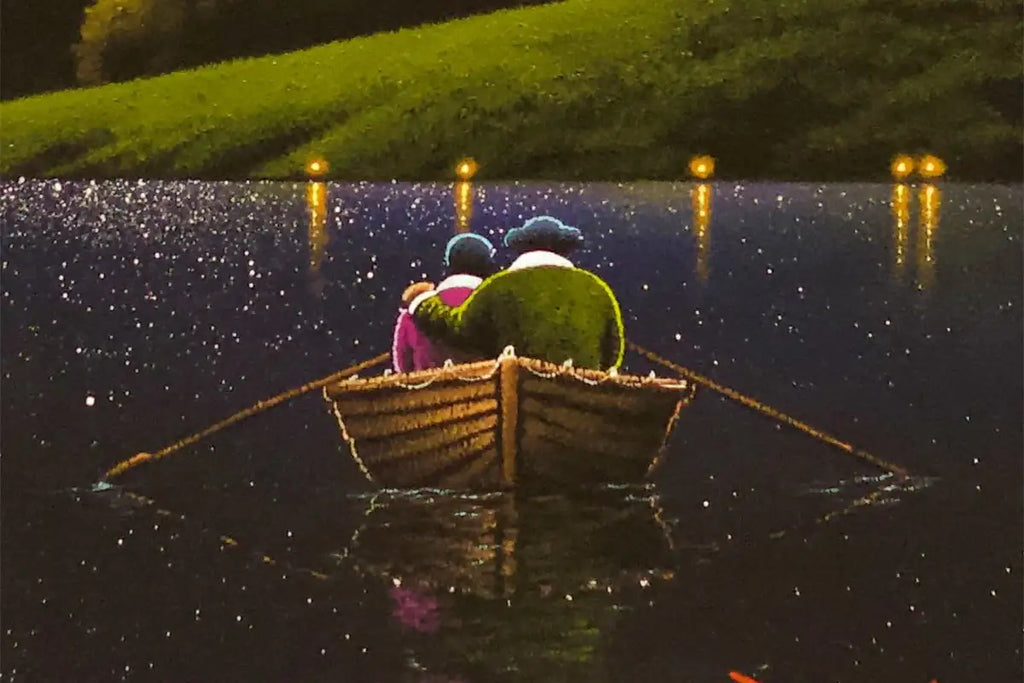 Starlight Melody - Original - SOLD by artist David Renshaw - Wyecliffe Galleries