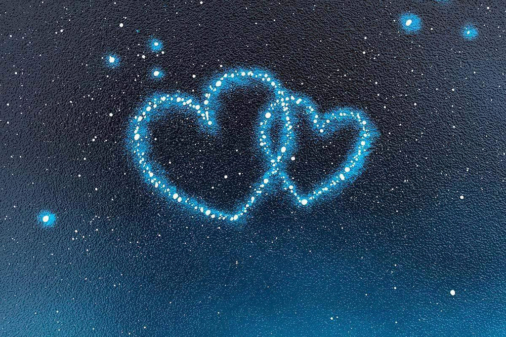 Starlit Sky - Original - SOLD by artist David Renshaw - Wyecliffe Galleries