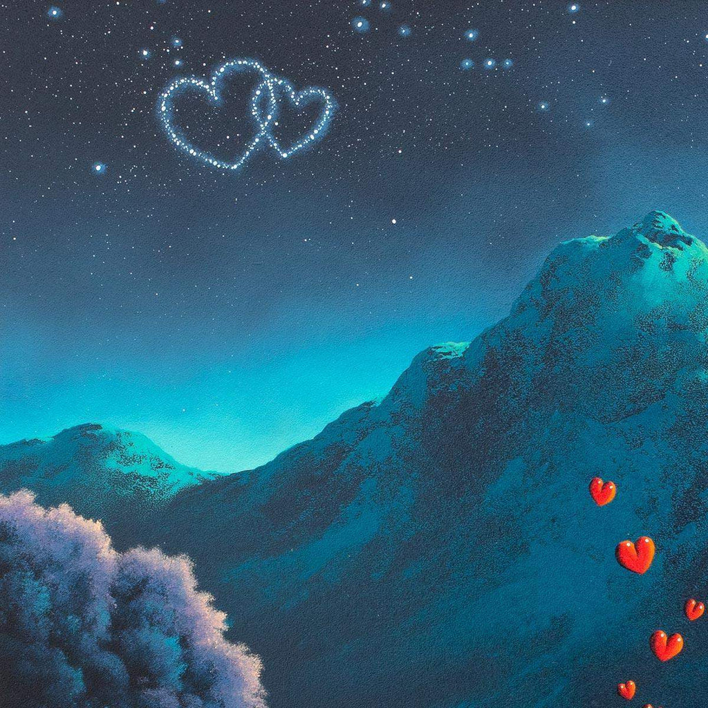 Starlit Sky - Original - SOLD by artist David Renshaw - Wyecliffe Galleries