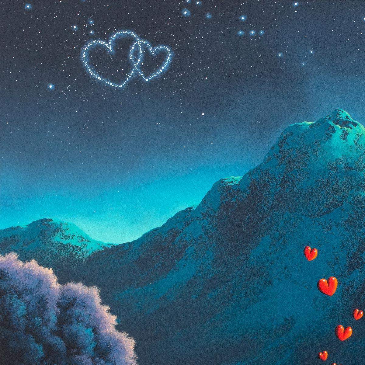 Starlit Sky - Original - SOLD by artist David Renshaw - Wyecliffe Galleries