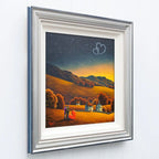 Starstruck Lovers - Original SOLD by artist David Renshaw - Wyecliffe Galleries
