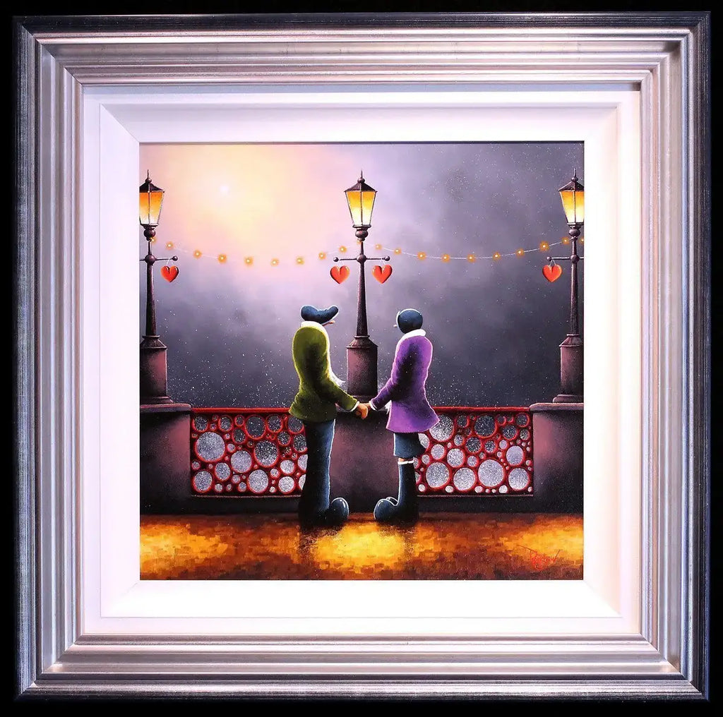 Stormy Seas - SOLD by artist David Renshaw - Wyecliffe Galleries