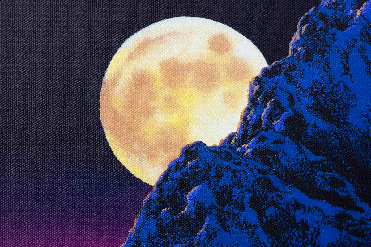 Strawberry Moon - Boutique Edition by artist David Renshaw - Wyecliffe Galleries
