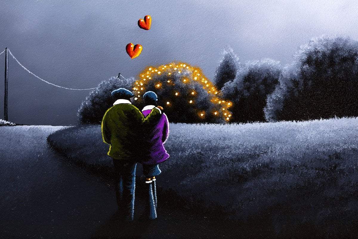 Strolling Home - Original - SOLD by artist David Renshaw - Wyecliffe Galleries