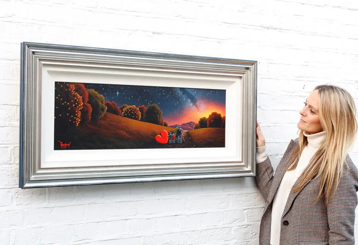 Strolling Under The Stars - Original - SOLD by artist David Renshaw - Wyecliffe Galleries