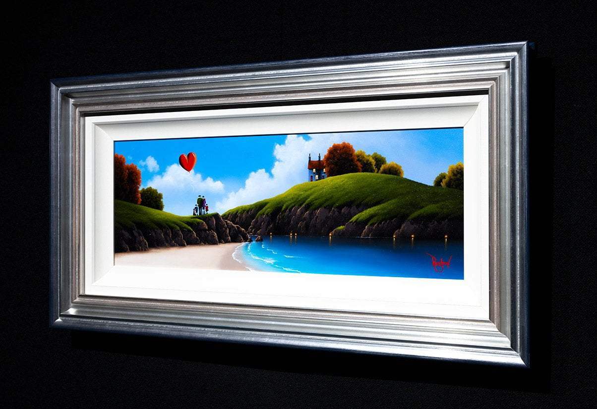 Summer Strolls Along the Coast - Original - SOLD by artist David Renshaw - Wyecliffe Galleries