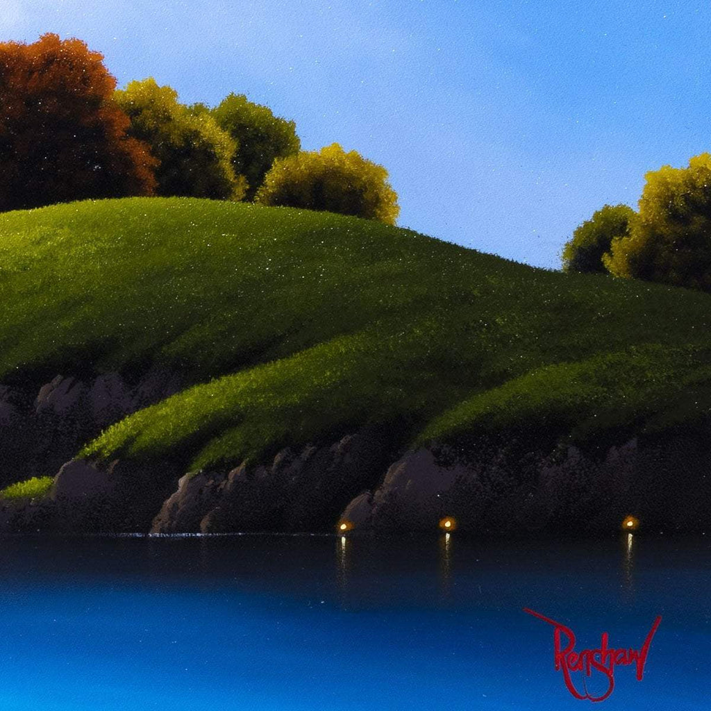 Summer Strolls Along the Coast - Original - SOLD by artist David Renshaw - Wyecliffe Galleries