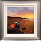Sunset Beach - Original - SOLD by artist David Renshaw - Wyecliffe Galleries