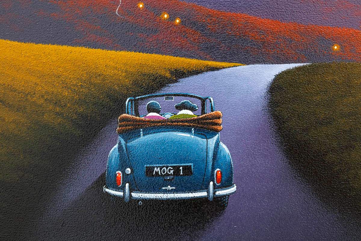 Sunset Drive - Original - SOLD by artist David Renshaw - Wyecliffe Galleries