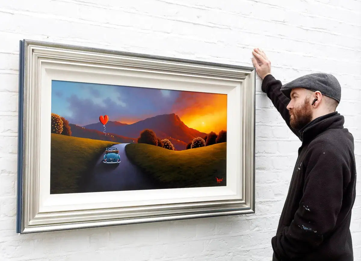 Sunset Drive - Original - SOLD by artist David Renshaw - Wyecliffe Galleries