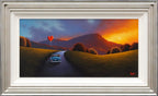 Sunset Drive - Original - SOLD by artist David Renshaw - Wyecliffe Galleries