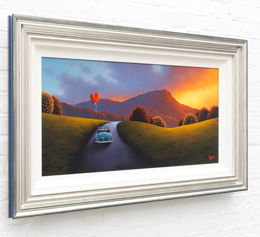 Sunset Drive - Original - SOLD by artist David Renshaw - Wyecliffe Galleries
