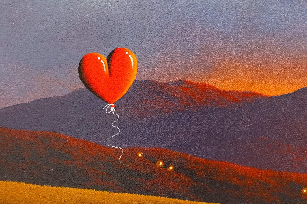 Sunset Drive - Original - SOLD by artist David Renshaw - Wyecliffe Galleries