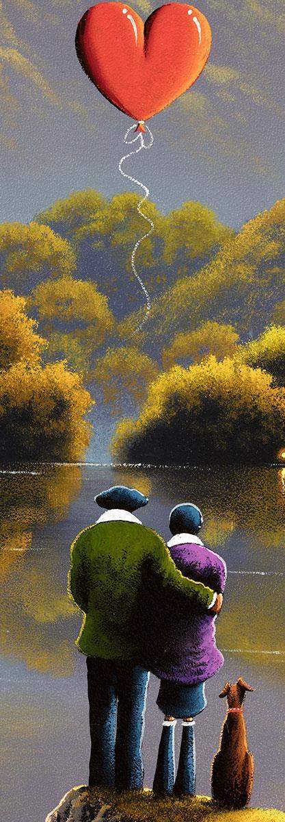 Sunset Love - Original - SOLD by artist David Renshaw - Wyecliffe Galleries