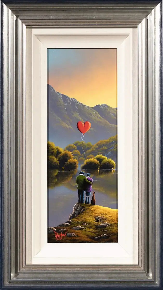 Sunset Love - Original - SOLD by artist David Renshaw - Wyecliffe Galleries