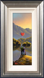 Sunset Love - Original - SOLD by artist David Renshaw - Wyecliffe Galleries