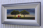 Sunset Lovers - Original - SOLD by artist David Renshaw - Wyecliffe Galleries
