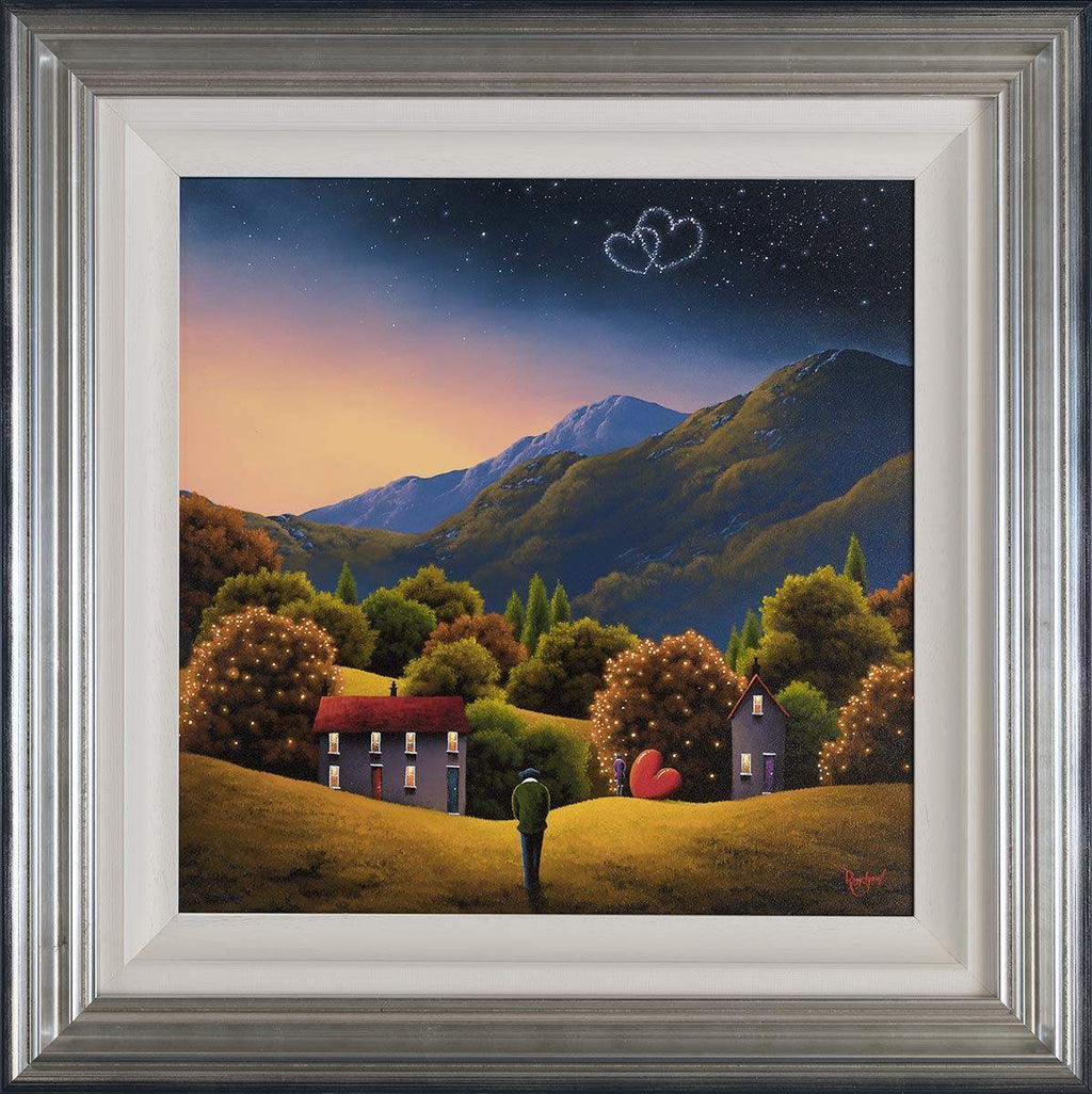Sunset Stroll - Original - SOLD by artist David Renshaw - Wyecliffe Galleries