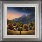 Sunset Stroll - Original - SOLD by artist David Renshaw - Wyecliffe Galleries