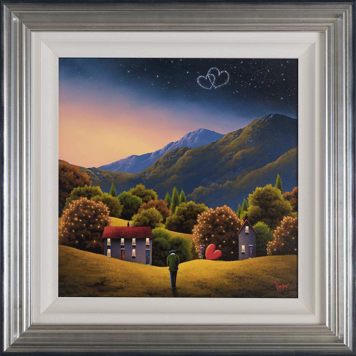 Sunset Stroll - Original - SOLD by artist David Renshaw - Wyecliffe Galleries