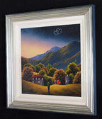 Sunset Stroll - Original - SOLD by artist David Renshaw - Wyecliffe Galleries
