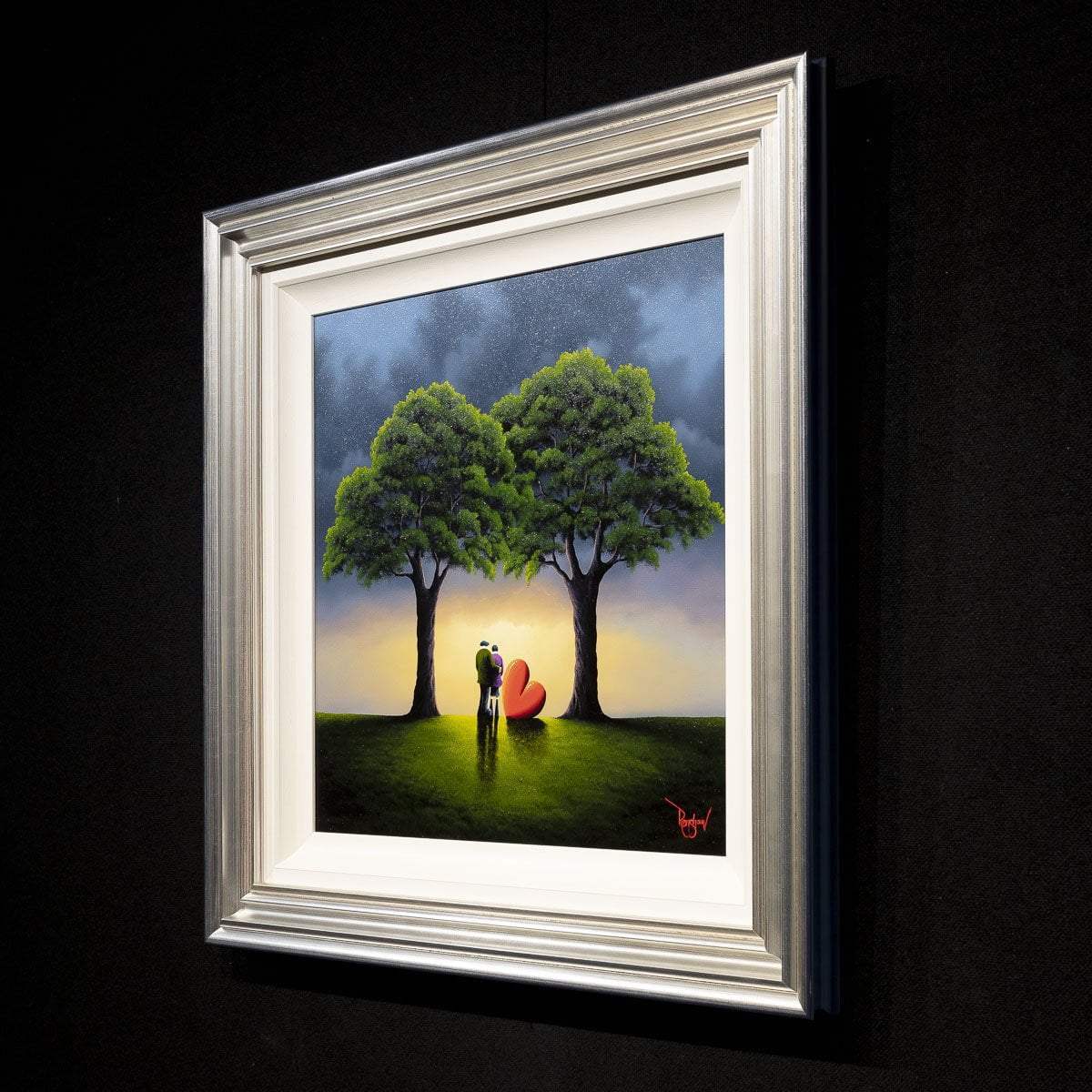 Sunset Together - Original - SOLD by artist David Renshaw - Wyecliffe Galleries
