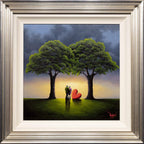 Sunset Together - Original - SOLD by artist David Renshaw - Wyecliffe Galleries