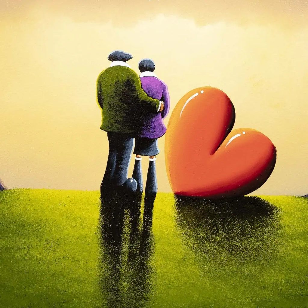 Sunset Together - Original - SOLD by artist David Renshaw - Wyecliffe Galleries