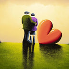 Sunset Together - Original - SOLD by artist David Renshaw - Wyecliffe Galleries