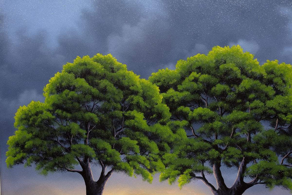 Sunset Together - Original - SOLD by artist David Renshaw - Wyecliffe Galleries