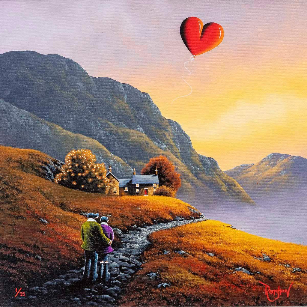 Sunset Valley - Boutique Edition by artist David Renshaw - Wyecliffe Galleries