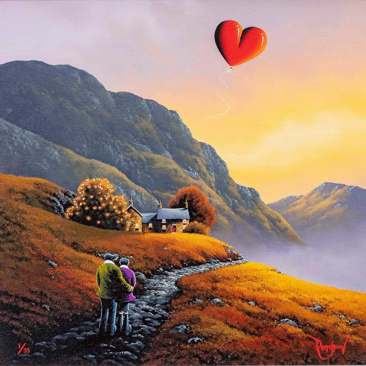 Sunset Valley - Boutique Edition by artist David Renshaw - Wyecliffe Galleries