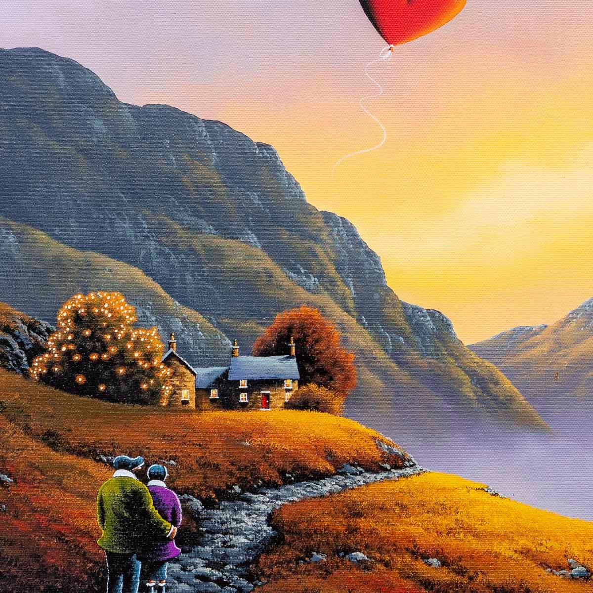 Sunset Valley - Boutique Edition by artist David Renshaw - Wyecliffe Galleries