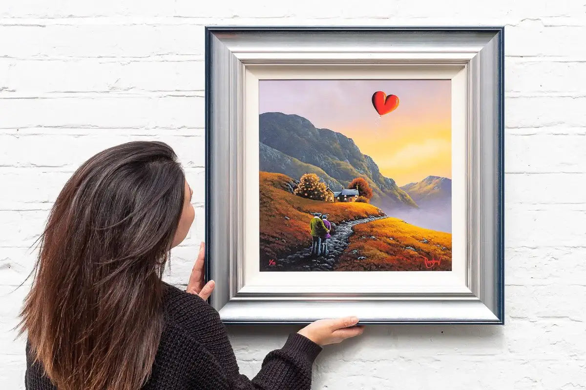 Sunset Valley - Boutique Edition by artist David Renshaw - Wyecliffe Galleries