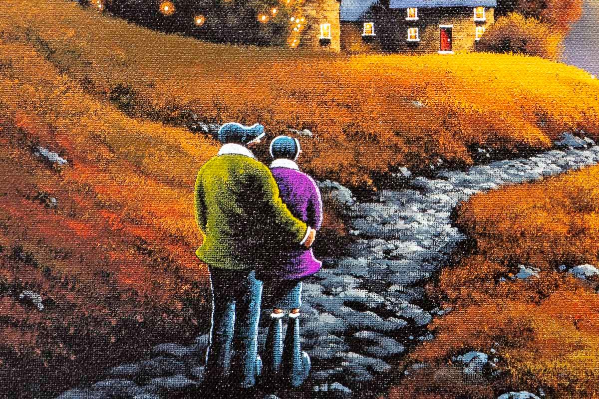 Sunset Valley - Boutique Edition by artist David Renshaw - Wyecliffe Galleries