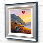 Sunset Valley - Boutique Edition by artist David Renshaw - Wyecliffe Galleries